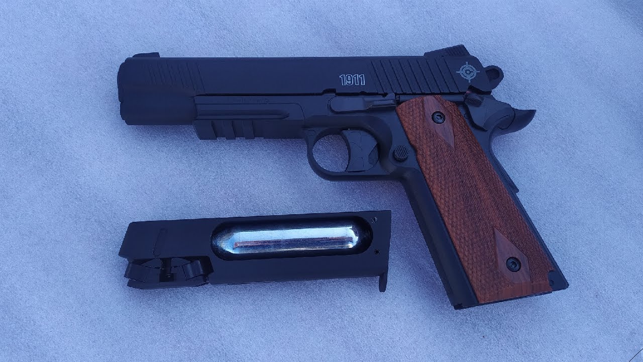 Crosman 1911 Co2 Pellet Pistol YouTube