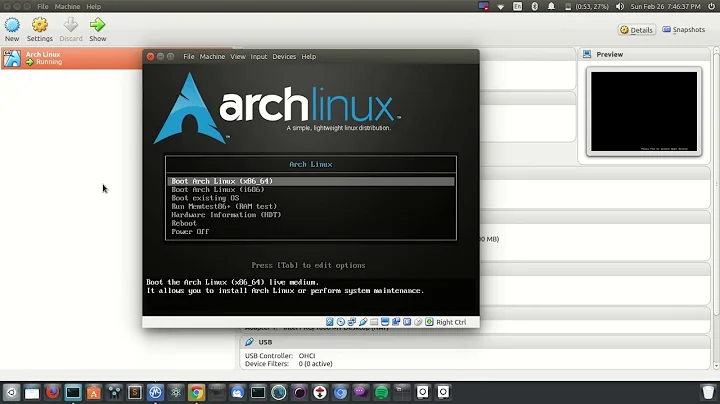 How to reset/recover root password in Arch Linux