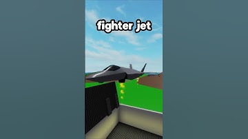 brookhaven added a fighter jet.. #roblox #shorts