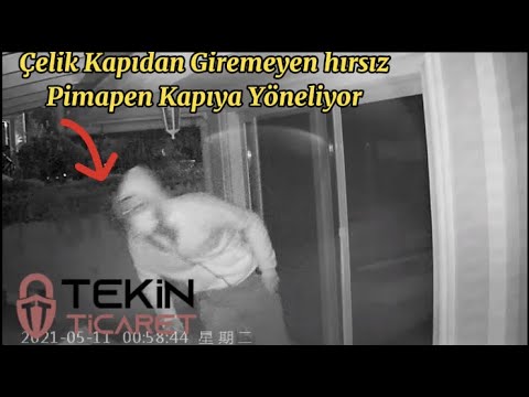 1 Dakika İçinde Hırsızın Eve Girmesi, Saniye Saniye Kameraya Yansıdı