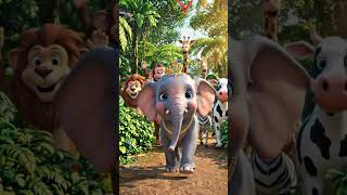 Cute Baby Elephant Jungle Adventure 🐘 | 3D Nursery Rhymes & AI Kids Story