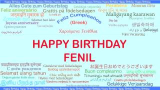 Fenil   Languages Idiomas - Happy Birthday