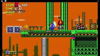 Classic Sonic Simulator Test Server V12 - Oil Gates Zone. [Updated] (By: @KaızyKarısume .)