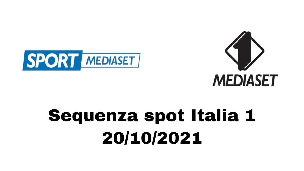 Italia 1 - Sequenza spot del 20/10/2021