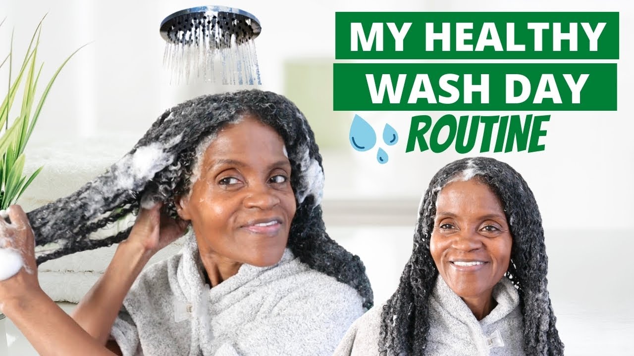 MY HEALTHY NATURAL HAIR WASH DAY ROUTINE | STRENGTH & MOISTURE ...