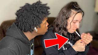 Smoking A Cigarette Infront Of My Boyfriend… *Bad Idea*