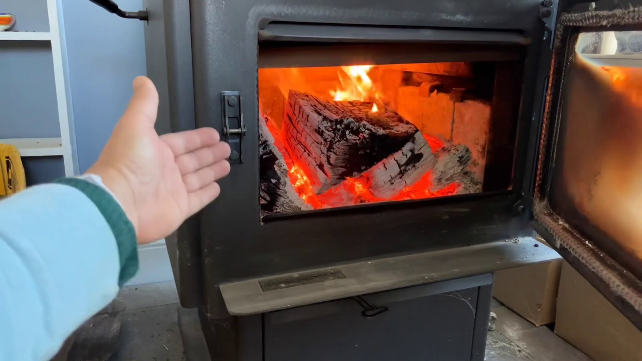 Review of Regency F3500 wood burning stove, a few negatives (Part B) - YouTube