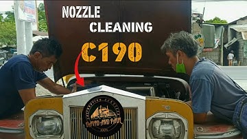 NOZZLE CLEANING C190 | calibration