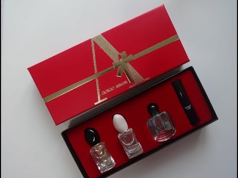 armani si miniature set