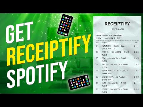 How to get Spotify Receiptify (NEW)