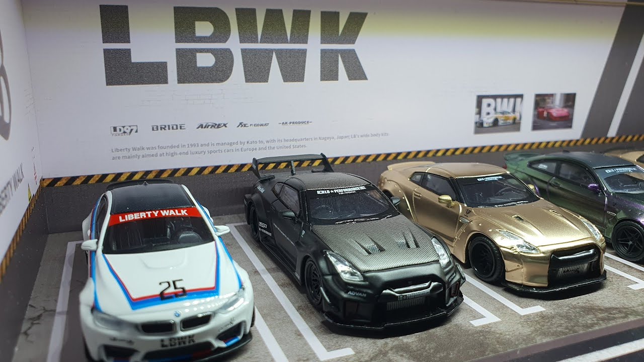 Unboxing LBWK Parking Lot Scene by MoreArt / Diecast Collection - YouTube