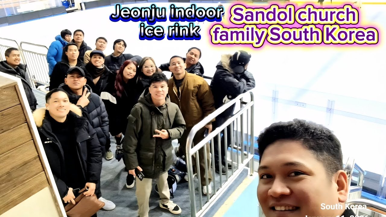 Jeonju indoor ice rink | Jeonju South Korea ski | OFW life | adventure explorer with Sandol family 