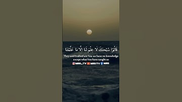 ماهر المعيقلي - سورة البقرة ( برواية حفص عن عاصم ) الأية 31 - 33