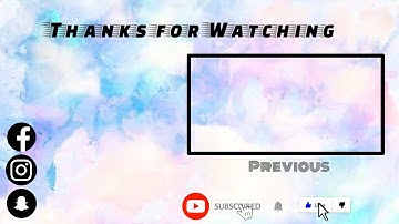 Free Outro pastel Template | No Text