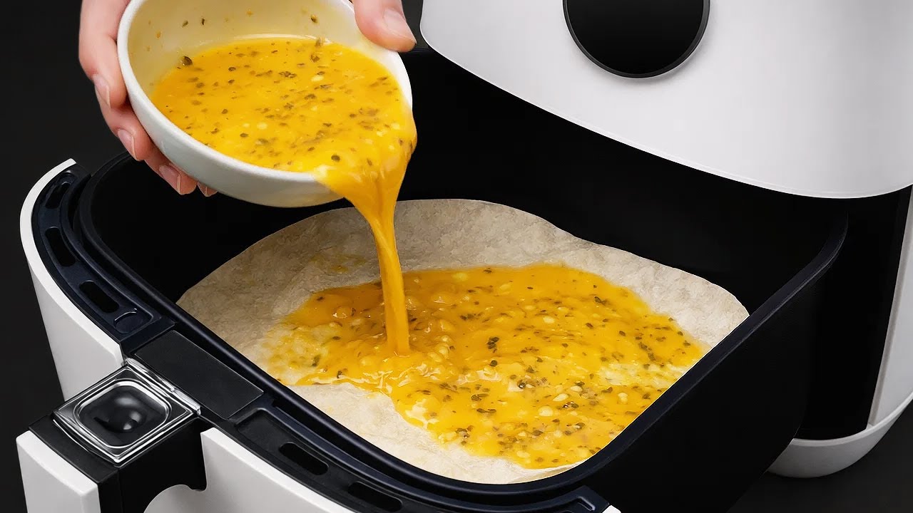 Tastier Than Pizza! Pour 4 Eggs Over a Tortilla. You Won't Believe What Happens!