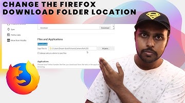 How to change the firefox download folder location | firefox download location change