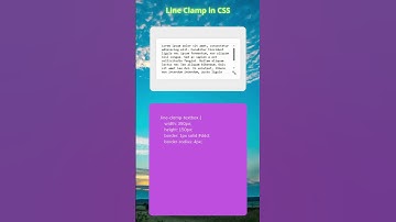 Line Clamp in Css #coding #programming #css #html