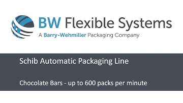 Schib - High Speed Packaging Line - Chicane - Chocolate Bars