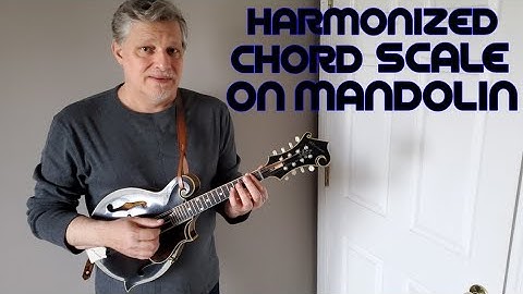 Harmonized Chord Scale on Mandolin