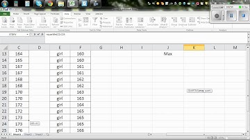 Calculating the five number summary statistics using excel