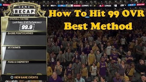 NBA 2K20 BEST OVERALL METHOD TO HIT 99.9!