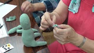 踊っテレまつり　靴下人形猫制作