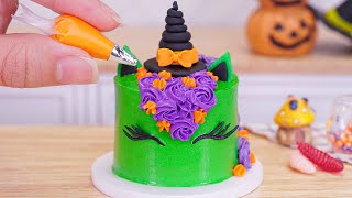 Special Miniature Halloween Unicorn Witch Cake Recipe - Best Cake Decorating Ideas | Mini Bakery