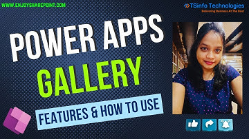 Power Apps Gallery Control | Display SharePoint List Items in Power Apps Gallery | PowerApps Gallery