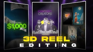 3d Reel Editing in Mobile Like pc [ Part 2 ]