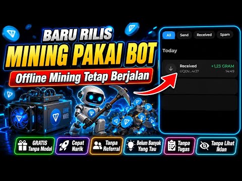 MINING CRYPTO GRATIS TERBARU! Bot Telegram Ini Bisa Hasilkan Crypto Tanpa Modal
