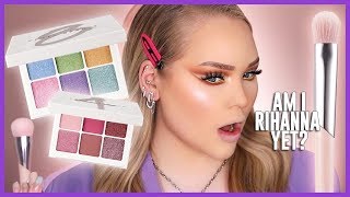 Full Face Using Fenty Beauty!! Snap Shadows First Impressions! | Nikkietutorials