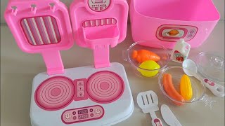 8 Minutes Satisfying with Unboxing Hello Kitty Sanrio Kitchen Set Miniature ASMR Kitchen Collection