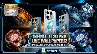Infinix GT 20 Pro Live Wallpapers on ANY Android Get the Cyber Mecha Look!🤯🔥 (APK Download)⚡