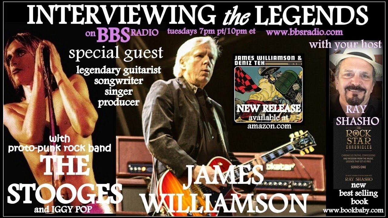James Williamson 'Stooges'/ Iggy Pop Legendary Guitarist YouTube