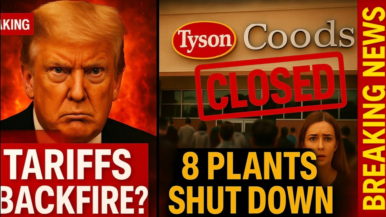 BREAKING: Tyson Foods SHUTS DOWN US Plants! Trump's Tariffs COLLAPSE Rural America?