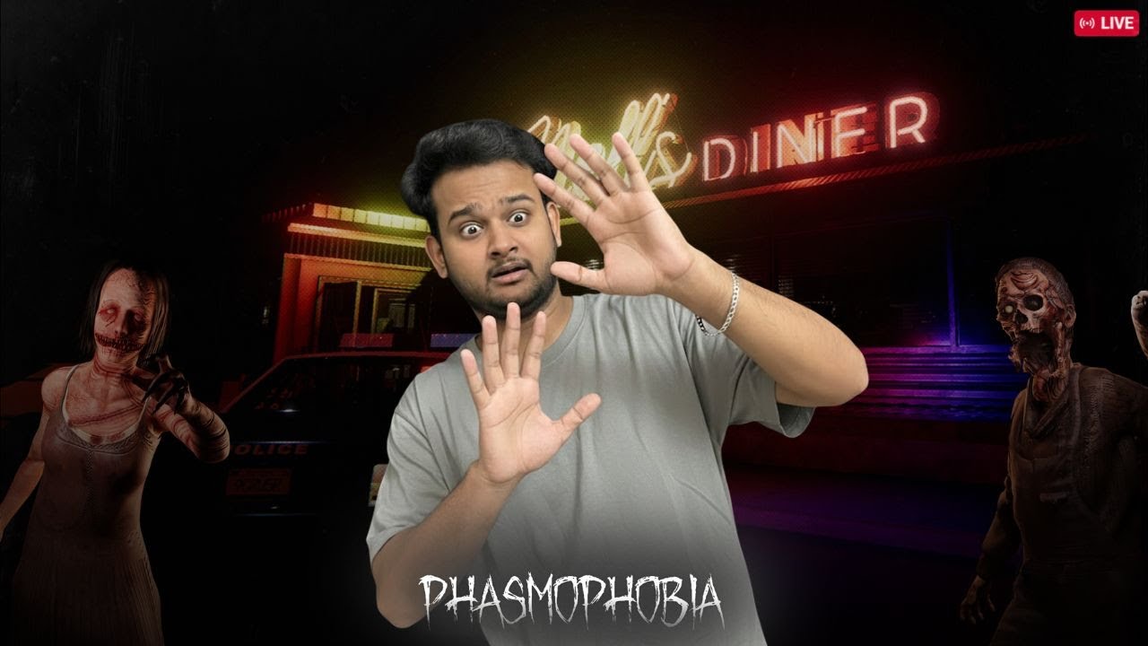 Playing Neil's Dinner / Phasmophobia Live / First Look 