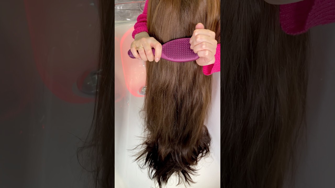 Hair wash ASMR version 🫧 