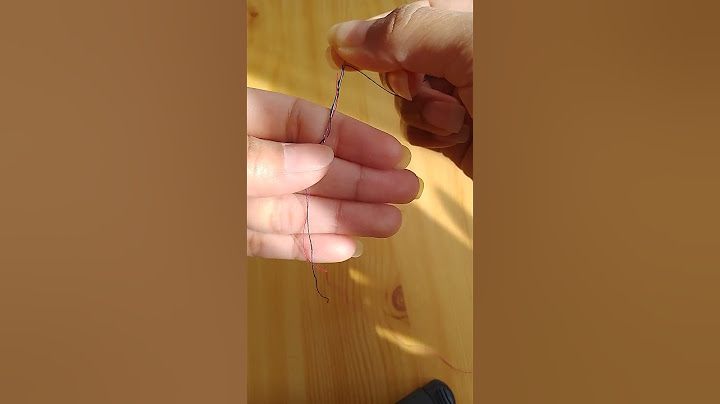 Needle threading Hack Changing Thread without Re threading the Needle