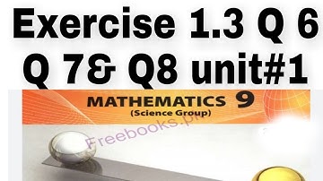 9th class math exercise 1.3 Q 6 Q 7 & Q 8 unit#1 Matrices & Determinan(Symmetric or skew Symmetric)