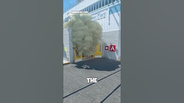 Smokes to close off main on CS2 Nuke #shorts