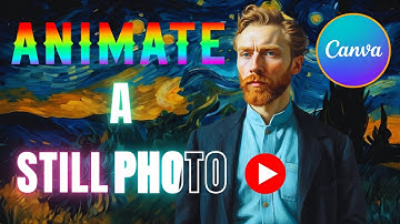 How To Animate a Still Photo in Canva 2024 - Image to Video| How to transform photo into video