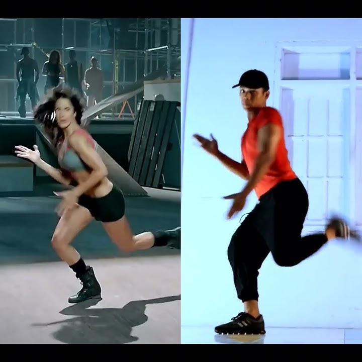 [MIRRORED] KAMLI SONG - DHOOM:3 | Katrina Kaif DANCE COMPARASION #shorts