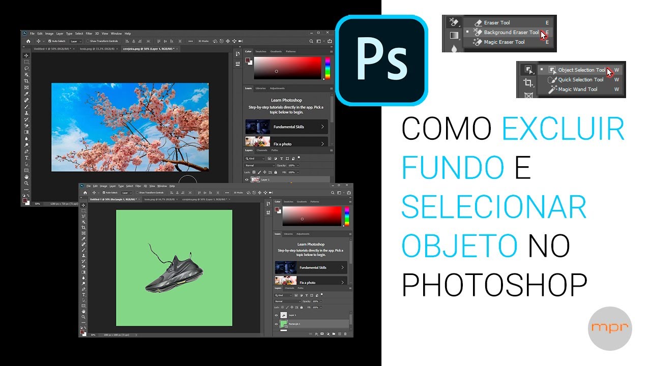Como Excluir Fundo E Selecionar Objeto No Photoshop YouTube