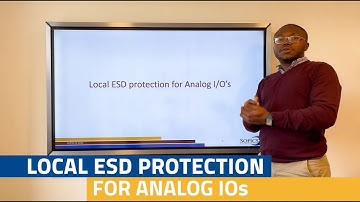 SOFICS TUTORIAL: LOCAL ESD PROTECTION FOR ANALOG IOs