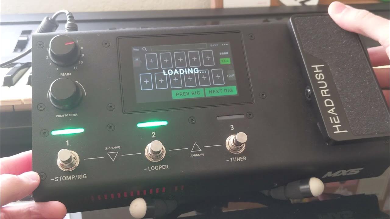 How to calibrate the Headrush Mx5 expression pedal YouTube