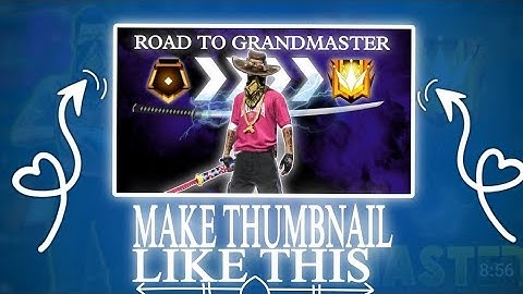 How To Make br and cs Rank Push Live Stream Thumbnail In Android |Live Stream Thumbnail Kaise Banaye