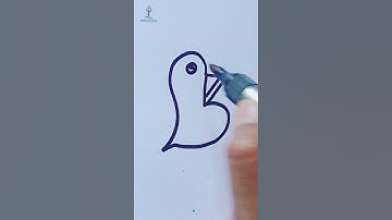 How to draw Penguin from no. 5  #shorts #viral #youtubeshorts #art #artist #subscribe