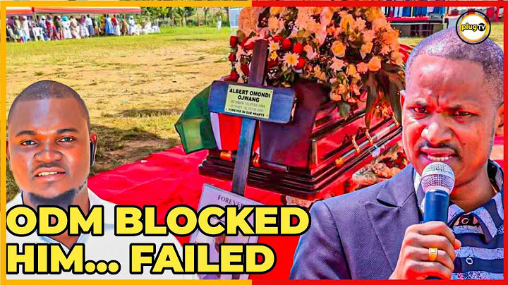 Drama in Homa Bay! Crowd REJECTS Governor, Demands Babu Owino at Albert Ojwang’s Burial |Plug Tv