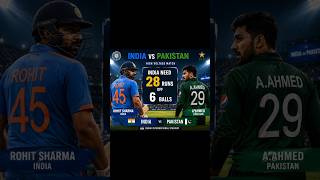 🏏 INDIA 🇮🇳 vs PAKISTAN 🇵🇰 | Match Ka Game-Changing Moment! 🤯🔥#shorts
