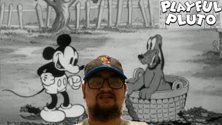 Mickey Mouse: Playful Pluto (1934) – First Time Watching: Can Pluto Help Mickey Clean